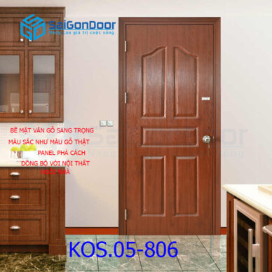 Cửa nhựa ABS Hàn Quốc mang lại vẻ sang trọng, hiện đại và giá trị khi sử dụng